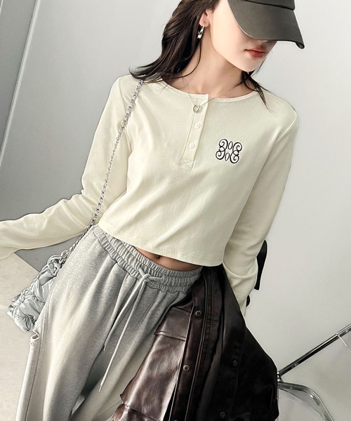 セール】【mily bilet】指先も胸元も、あざと可愛い。ロゴ刺繍