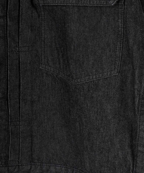 LOWRYS FARM（ローリーズファーム）の「デニムタックＧジャン 131421（デニムジャケット・メンズ・インディゴブルー/ブラック・MEDIUM/LARGE）」の5枚目の写真