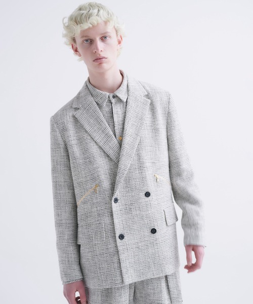 CULLNI クルニ 24-AW Butcher Tweed MA-1 CULLNI クルニ Butcher Tweed MA-1(24AW) | T.T. GARRET