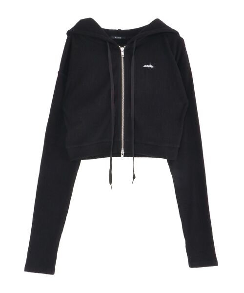 EATME（イートミー）の「リブパーカー（セットアップ可能）（パーカー・レディース・ブラック/ピンク/アイボリー/ブラウン・FREE）」の12枚目の写真