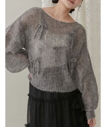 merry jenny | 透かし編みribbonニット(ニット/セーター)