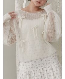 merry jenny | 透かし編みribbonニット(ニット/セーター)