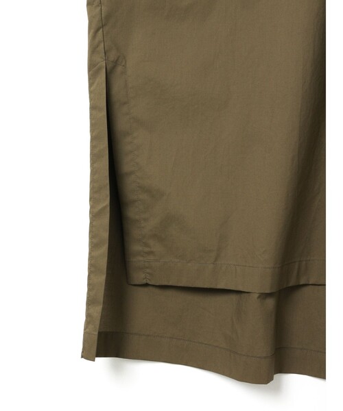 mizuiroind（ミズイロインド）の「mizuiro ind スタンドカラーハーフスリーブシャツワンピース（シャツワンピース・レディース・ブルー/カーキ/ブラック/グレー系その他2/ホワイト/パープル/ライトグレー・FREE）」の12枚目の写真