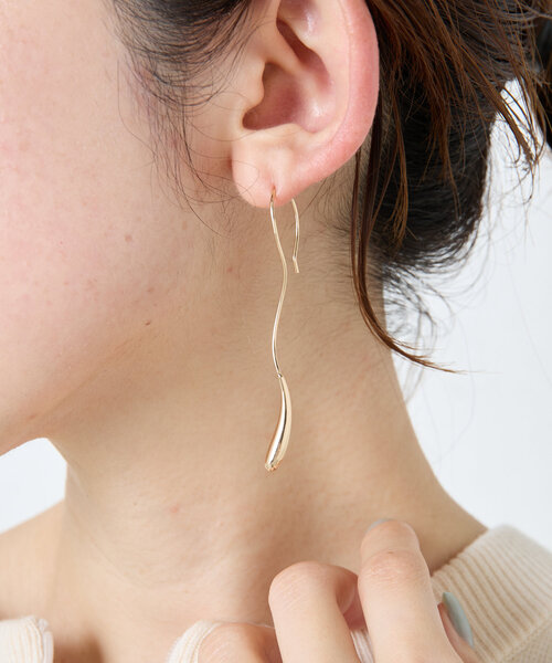 PAPILLONNER（パピヨネ）の「ドロップロングピアス（ピアス（両耳用）・レディース・ゴールド/シルバー・FREE）」の12枚目の写真