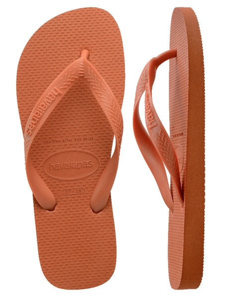 havaianas（ハワイアナス）の「havaianas (ハワイアナス) / Top Sense / Top Senses サンダル ラバービーチサンダル（サンダル・レディース・ダークブラウン/ベージュ系/オレンジ系/スモークピンク/クリーム/ライトブラウン/ライトブルー/ベージュ/ダークグリーン/パープル系・22/23/24.5/25.5/27/28）」の12枚目の写真