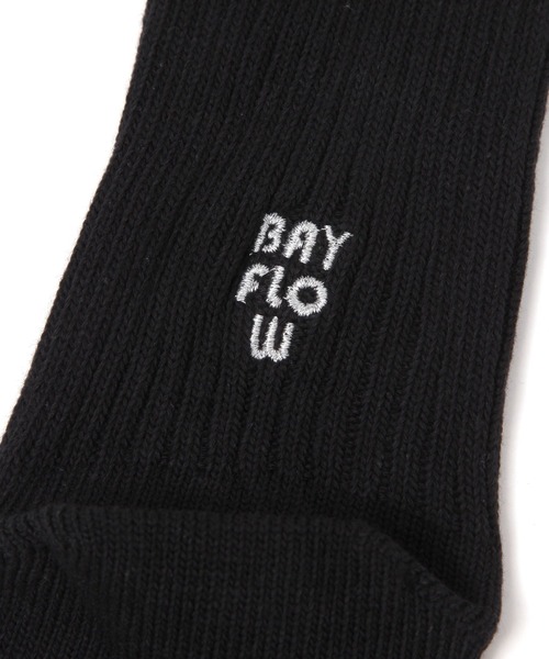 BAYFLOW(ベイフロー)の「バックロゴ刺繍ソックス(ソックス/靴下・レディース・ブラック/グレー/ブラウン/ライラック・FREE)」の6枚目の写真