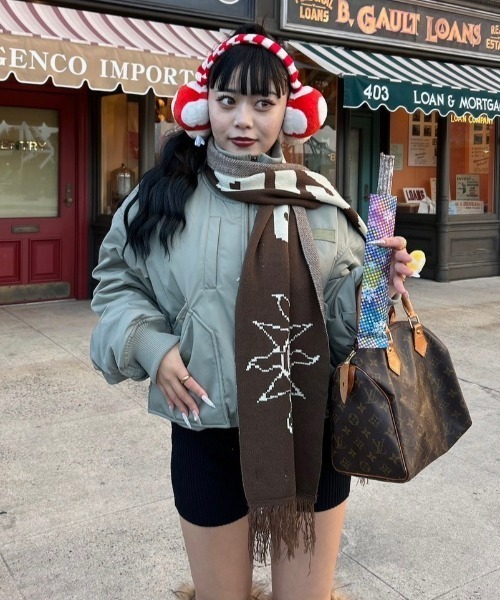 セール】AINA - ロゴ入りスポーツマフラー（マフラー）｜INTER FACTORY