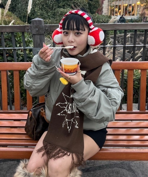 セール】AINA - ロゴ入りスポーツマフラー（マフラー）｜INTER FACTORY