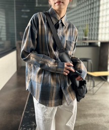 Kotoe | オンブレチェックシャツ ビッグシルエット(シャツ/ブラウス)