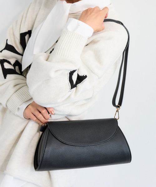 VELETTO(ベレット)の「BARNYARDSTORM / VELETTO(ヴェレット) / フラップショルダー(ショルダーバッグ・レディース・オフホワイト/ブラック・FREE)」の5枚目の写真