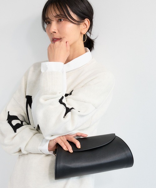 VELETTO(ベレット)の「BARNYARDSTORM / VELETTO(ヴェレット) / フラップショルダー(ショルダーバッグ・レディース・オフホワイト/ブラック・FREE)」の6枚目の写真