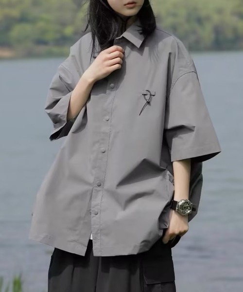 toogood　THE DOCKER SHIRT 半袖シャツ ブラック B03_3995_1600x.jpg?v=1721458907