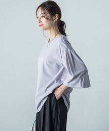 LAUTREAMONT（ロートレアモン）の「【WEB限定】UV/接触冷感スリーブコンシャスカットソー≪洗濯機で洗える≫（Tシャツ/カットソー）」