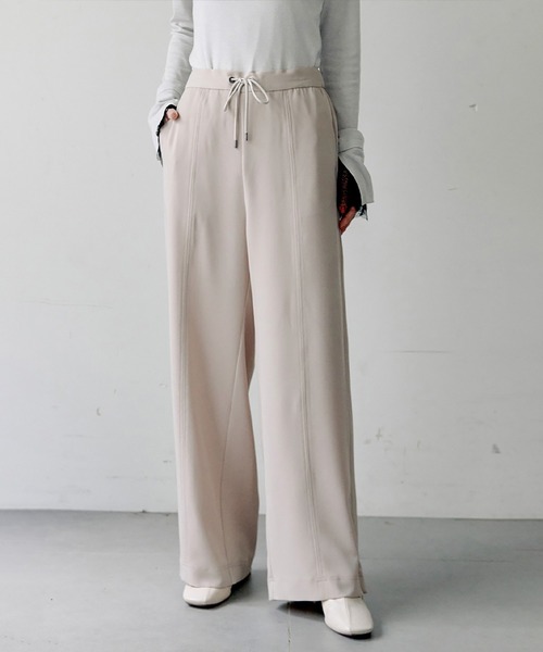 【セール】サイドジップ美脚パンツ（その他パンツ）｜Stylevoice for xxx（スタイルヴォイスフォー）