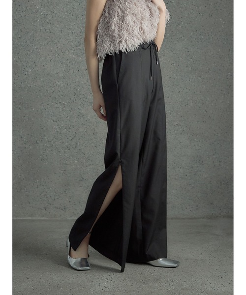 【セール】サイドジップ美脚パンツ（その他パンツ）｜Stylevoice for xxx（スタイルヴォイスフォー）