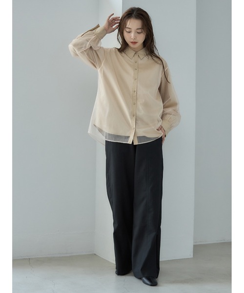 【セール】サイドジップ美脚パンツ（その他パンツ）｜Stylevoice for xxx（スタイルヴォイスフォー）