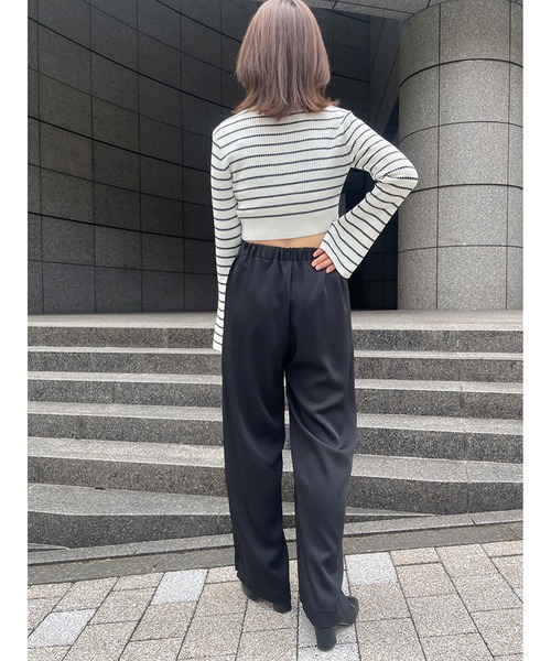 【セール】サイドジップ美脚パンツ（その他パンツ）｜Stylevoice for xxx（スタイルヴォイスフォー）
