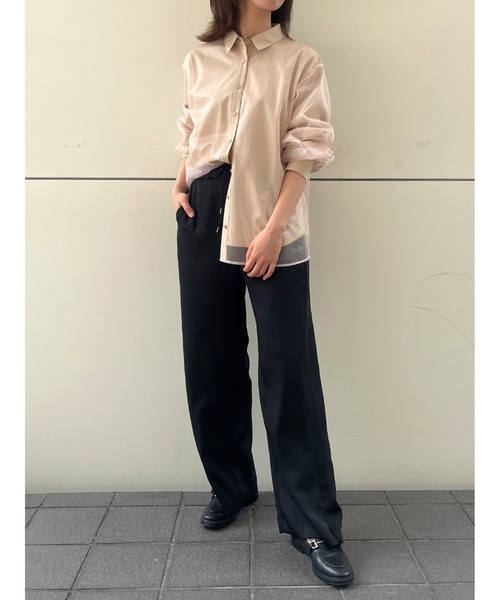 【セール】サイドジップ美脚パンツ（その他パンツ）｜Stylevoice for xxx（スタイルヴォイスフォー）