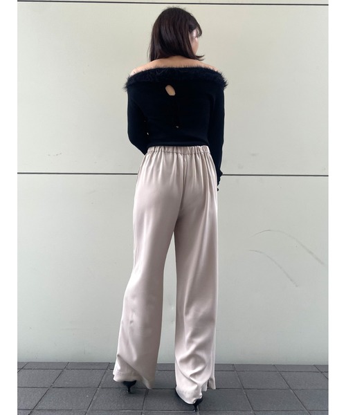 【セール】サイドジップ美脚パンツ（その他パンツ）｜Stylevoice for xxx（スタイルヴォイスフォー）