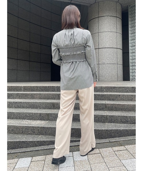 【セール】サイドジップ美脚パンツ（その他パンツ）｜Stylevoice for xxx（スタイルヴォイスフォー）