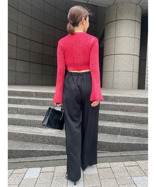 【セール】サイドジップ美脚パンツ（その他パンツ）｜Stylevoice for xxx（スタイルヴォイスフォー）