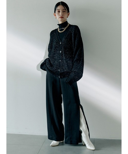 【セール】サイドジップ美脚パンツ（その他パンツ）｜Stylevoice for xxx（スタイルヴォイスフォー）