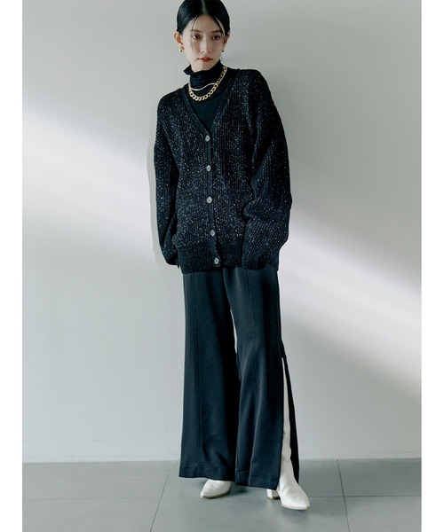 【セール】サイドジップ美脚パンツ（その他パンツ）｜Stylevoice for xxx（スタイルヴォイスフォー）