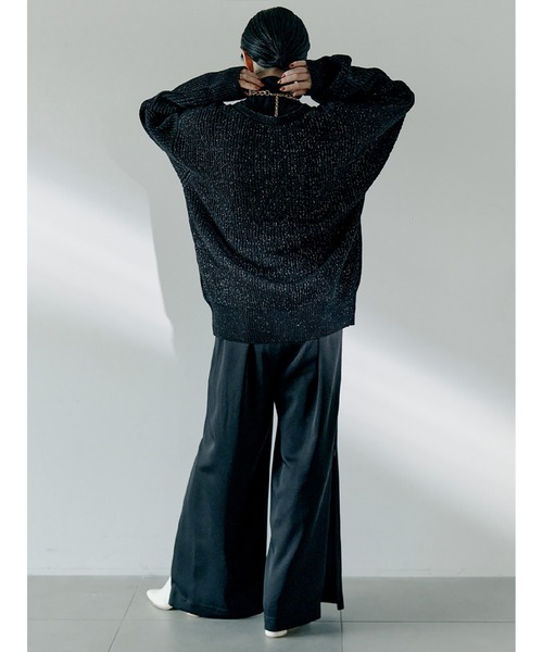 【セール】サイドジップ美脚パンツ（その他パンツ）｜Stylevoice for xxx（スタイルヴォイスフォー）