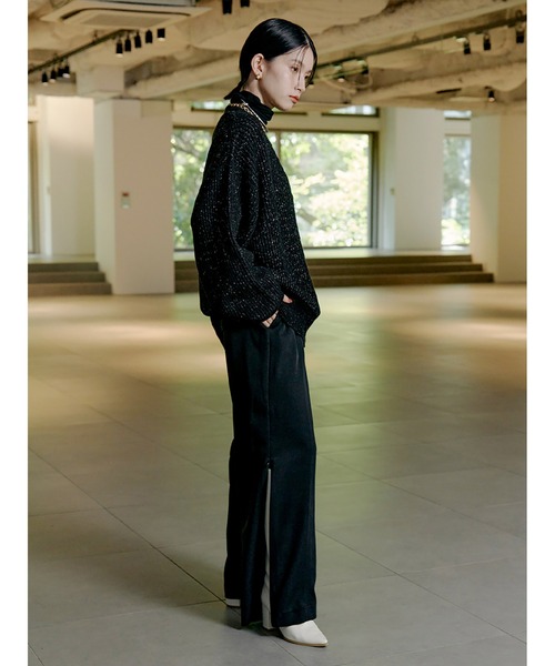 【セール】サイドジップ美脚パンツ（その他パンツ）｜Stylevoice for xxx（スタイルヴォイスフォー）