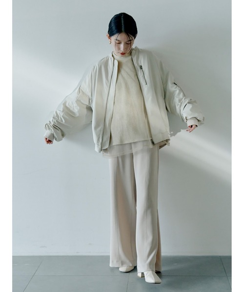 【セール】サイドジップ美脚パンツ（その他パンツ）｜Stylevoice for xxx（スタイルヴォイスフォー）