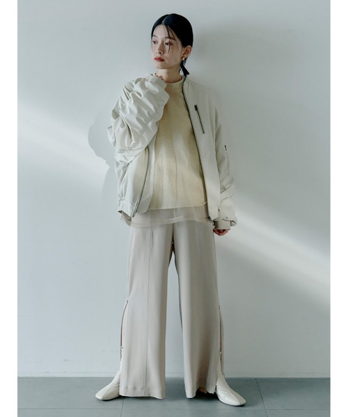 【セール】サイドジップ美脚パンツ（その他パンツ）｜Stylevoice for xxx（スタイルヴォイスフォー）