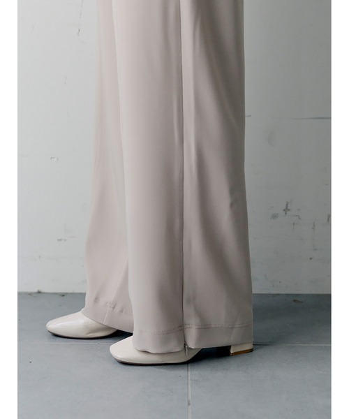 【セール】サイドジップ美脚パンツ（その他パンツ）｜Stylevoice for xxx（スタイルヴォイスフォー）