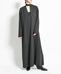 V/N LEAN TIE DRESS:ワンピース