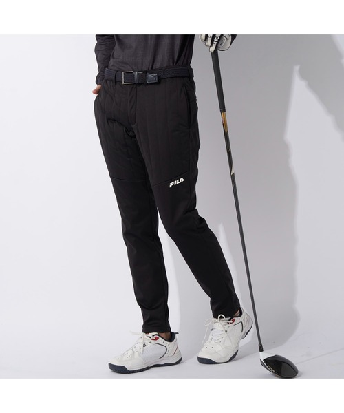 【セール】FILA GOLF/フィラゴルフ ゴルフウェア ブランド ロゴ 4WAYストレッチ 蓄熱 クロップドパンツ ハイブリッドパンツ（その他パンツ）｜FILA GOLF（フィラゴルフ ） 7,315円