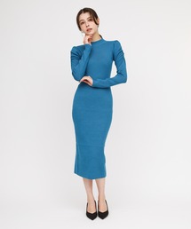 ワンピース（ブルー・ネイビー/青色系・ボーダー柄