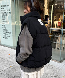 CIAOPANIC | ナイロンワッシャー中綿スタンドカラーベスト(その他アウター)