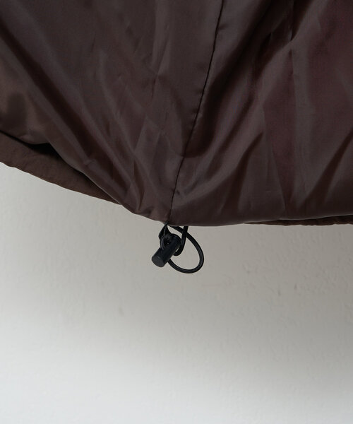 CIAOPANIC（チャオパニック）の「ナイロンワッシャー中綿スタンドカラーベスト（その他アウター・レディース・ブラック/ブラウン/オフホワイト・SMALL/MEDIUM/LARGE）」の18枚目の写真