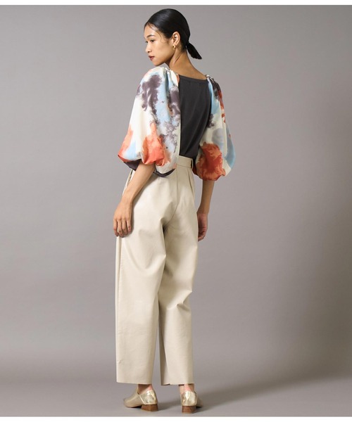 Settimissimo（セッティミッシモ）の「バルーンスリーブドッキングニットプルオーバー（Tシャツ/カットソー・レディース・ブラウン/アイボリー・FREE）」の18枚目の写真