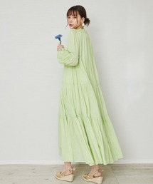 JETSET SOLO PLUS （ジェットセットソロプラス）の「長袖ティアードボイルワンピース（ワンピース）」