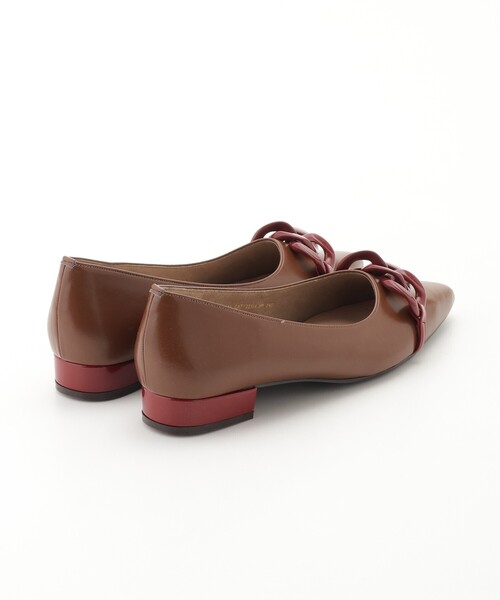 &Bridge(アンドブリッジ)の「carino(カリーノ) モチーフ付きパンプス(パンプス・レディース・ダークブラウン・25/30)」の3枚目の写真