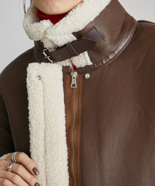 B3ボアムートンライクコート（ムートンコート）｜Auntie Rosa Holiday（アンティローザホリデー）