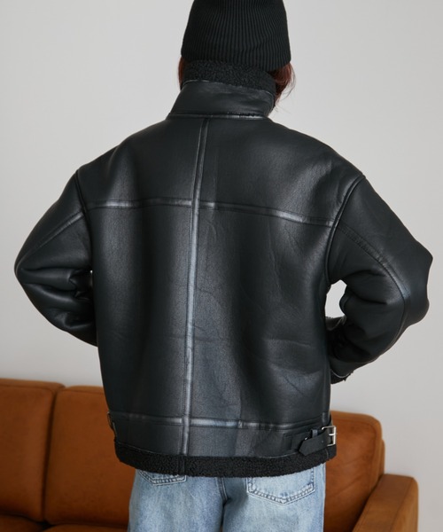 B3ボアムートンライクコート（ムートンコート）｜Auntie Rosa Holiday（アンティローザホリデー）