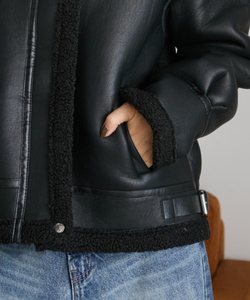 B3ボアムートンライクコート（ムートンコート）｜Auntie Rosa Holiday（アンティローザホリデー）