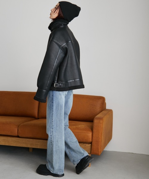 B3ボアムートンライクコート（ムートンコート）｜Auntie Rosa Holiday（アンティローザホリデー）