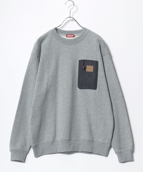 【セール】2024AW Coleman/コールマン 裏起毛 ランタンバックプリント ポケット付 スウェットトレーナー レディース メンズ（スウェット）｜Coleman（コールマン）