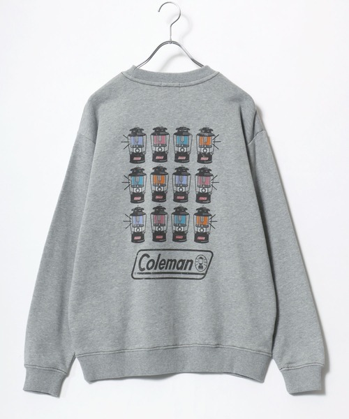【セール】2024AW Coleman/コールマン 裏起毛 ランタンバックプリント ポケット付 スウェットトレーナー レディース メンズ（スウェット）｜Coleman（コールマン）