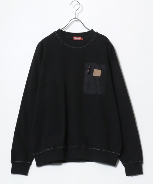 【セール】2024AW Coleman/コールマン 裏起毛 ランタンバックプリント ポケット付 スウェットトレーナー レディース メンズ（スウェット）｜Coleman（コールマン）