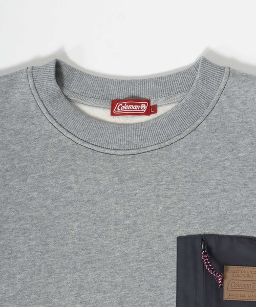 【セール】2024AW Coleman/コールマン 裏起毛 ランタンバックプリント ポケット付 スウェットトレーナー レディース メンズ（スウェット）｜Coleman（コールマン）