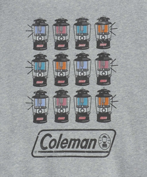 【セール】2024AW Coleman/コールマン 裏起毛 ランタンバックプリント ポケット付 スウェットトレーナー レディース メンズ（スウェット）｜Coleman（コールマン）