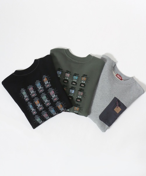 【セール】2024AW Coleman/コールマン 裏起毛 ランタンバックプリント ポケット付 スウェットトレーナー レディース メンズ（スウェット）｜Coleman（コールマン）